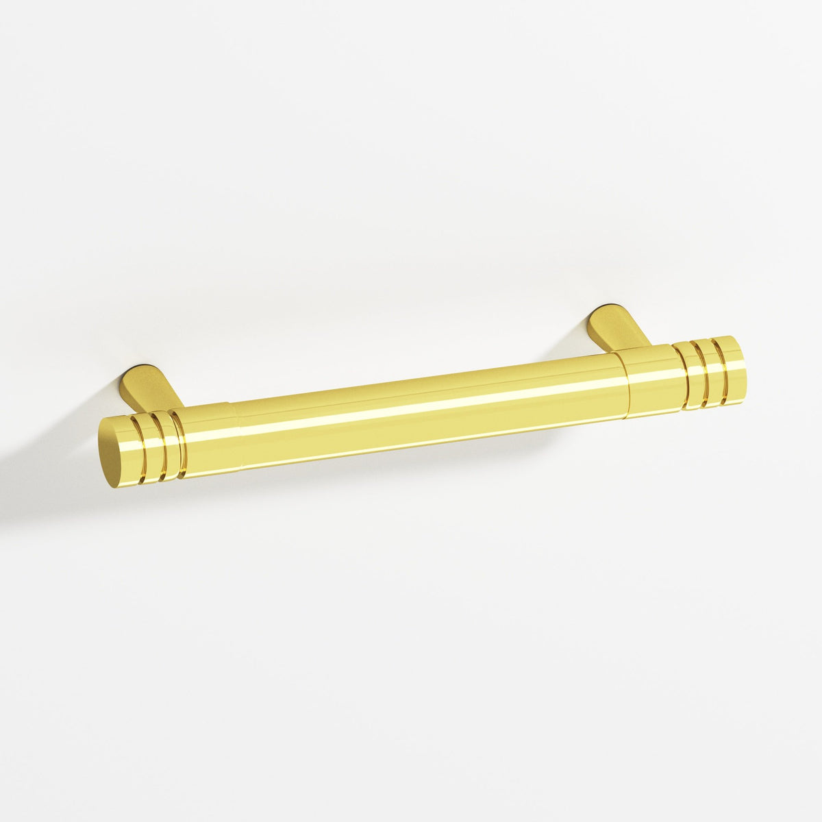 Colonial Bronze 1304 Grooved Round Pull with Tapered Posts, 15/32 in Diameter - French Gold