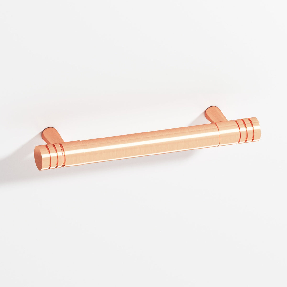 Colonial Bronze 1304 Grooved Round Pull with Tapered Posts, 15/32 in Diameter - Satin Copper