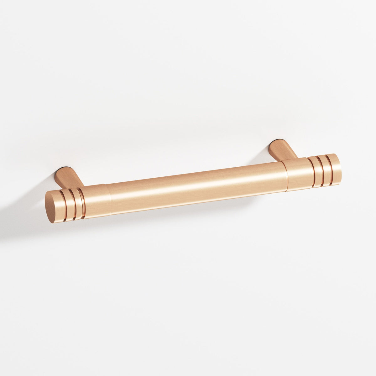 Colonial Bronze 1304 Grooved Round Pull with Tapered Posts, 15/32 in Diameter - Satin Bronze