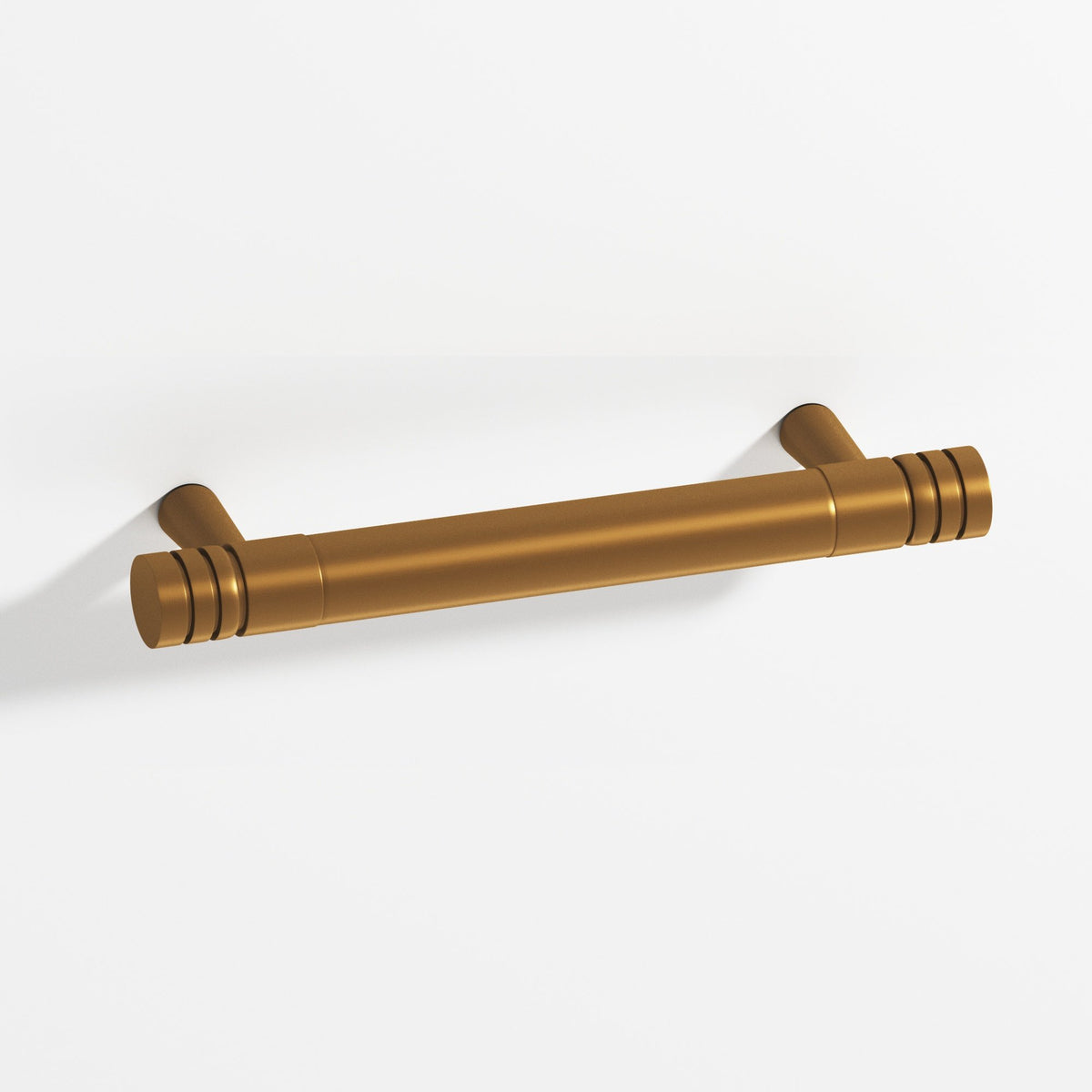 Colonial Bronze 1304 Grooved Round Pull with Tapered Posts, 15/32 in Diameter - Matte Light Statuary Bronze