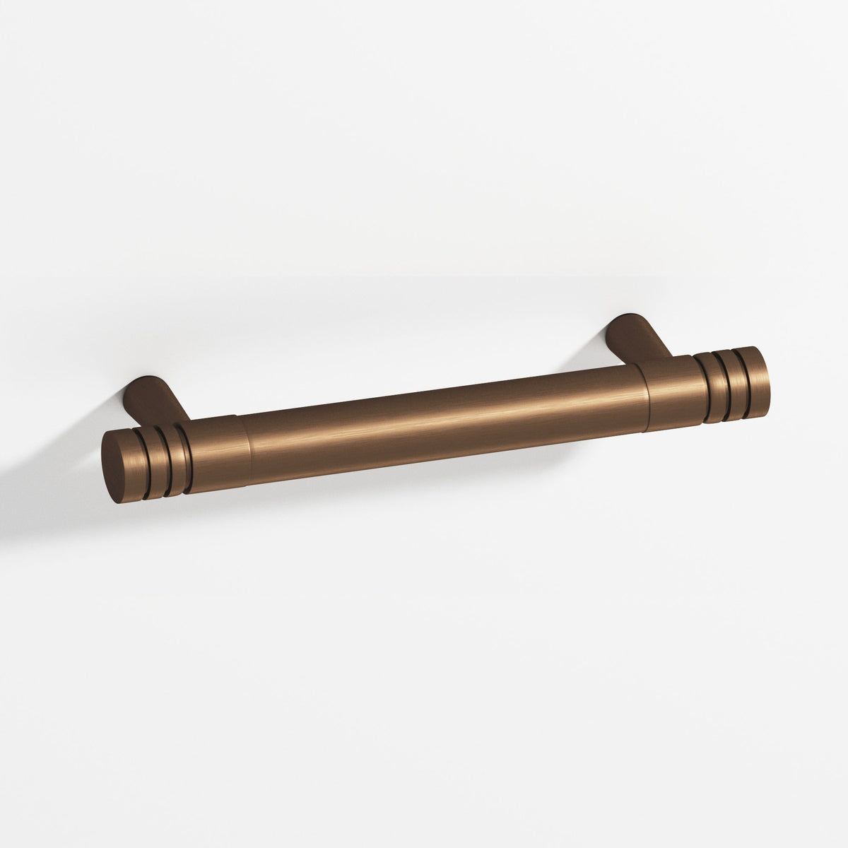 Colonial Bronze 1304 Grooved Round Pull with Tapered Posts, 15/32 in Diameter - Matte Oil Rubbed Bronze