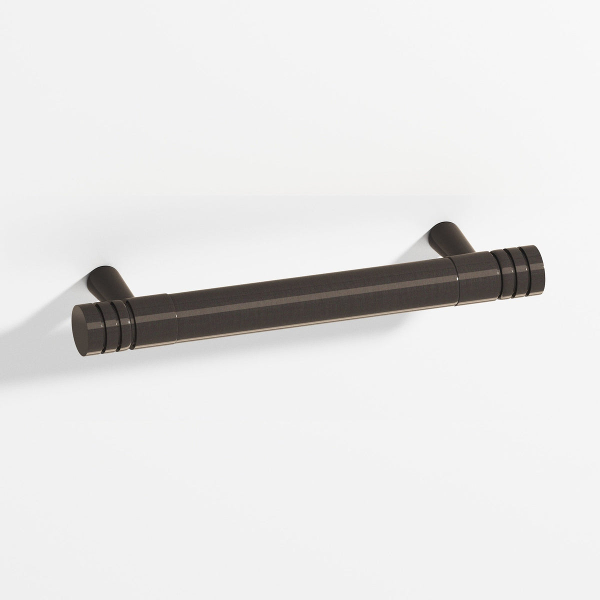 Colonial Bronze 1304 Grooved Round Pull with Tapered Posts, 15/32 in Diameter - Dark Statuary Bronze