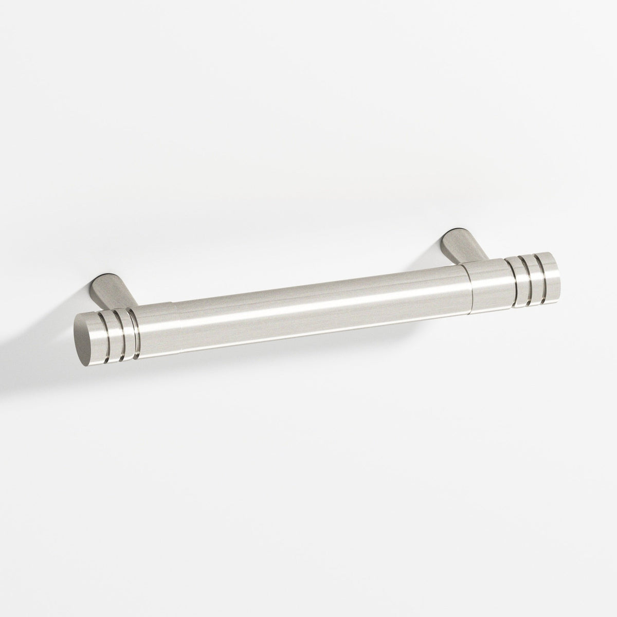 Colonial Bronze 1304 Grooved Round Pull with Tapered Posts, 15/32 in Diameter - Satin Nickel