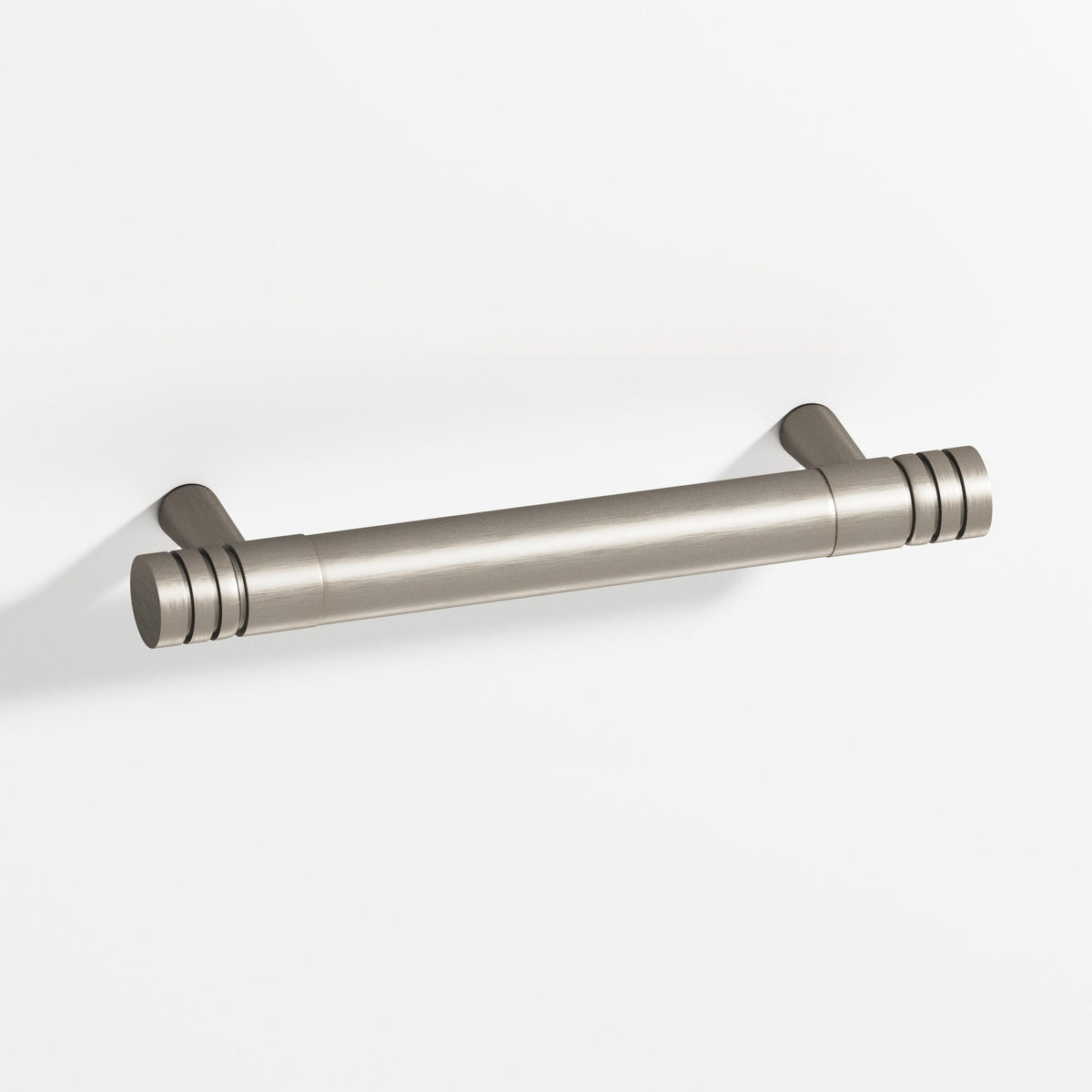 Colonial Bronze 1304 Grooved Round Pull with Tapered Posts, 15/32 in Diameter - Matte Pewter