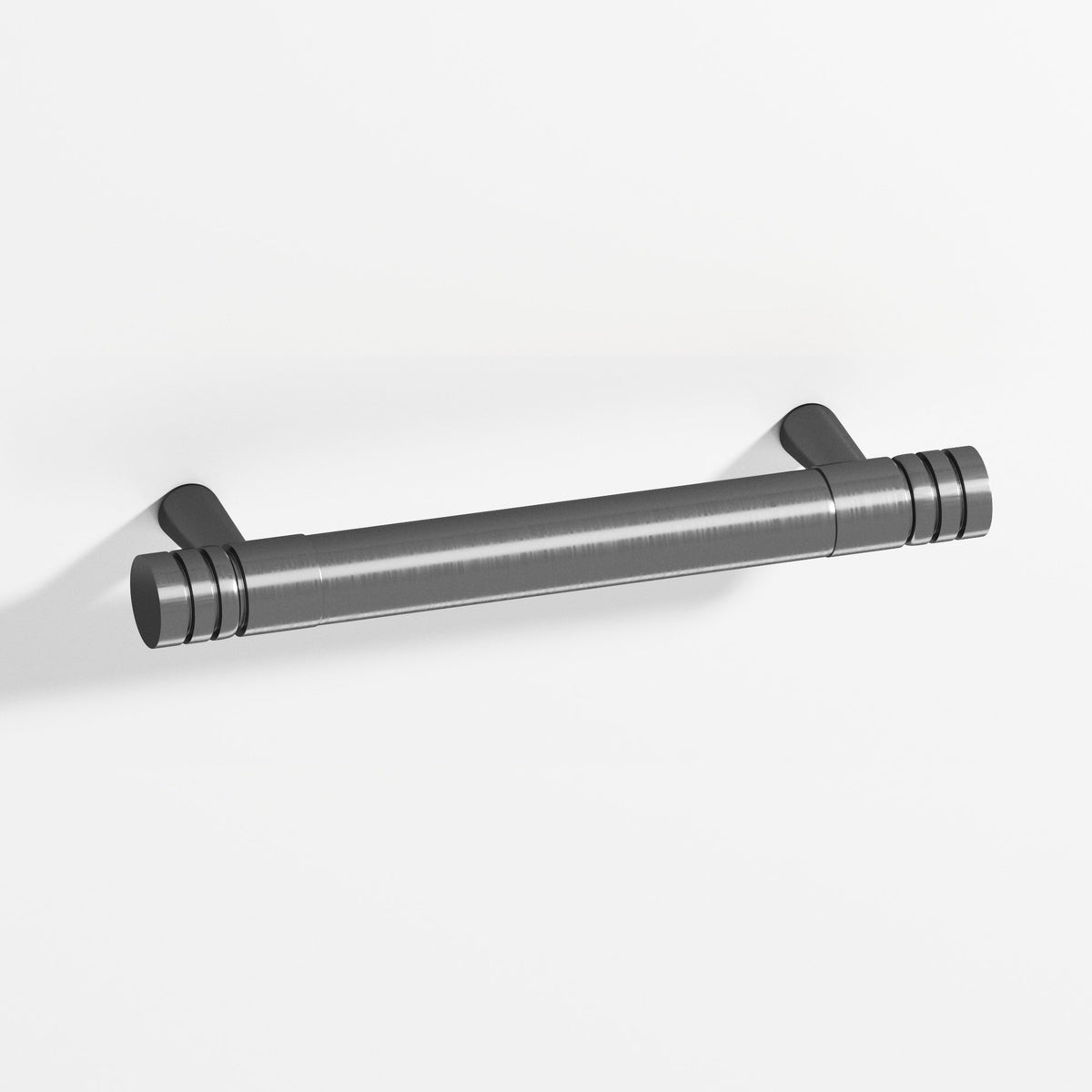 Colonial Bronze 1304 Grooved Round Pull with Tapered Posts, 15/32 in Diameter - Graphite