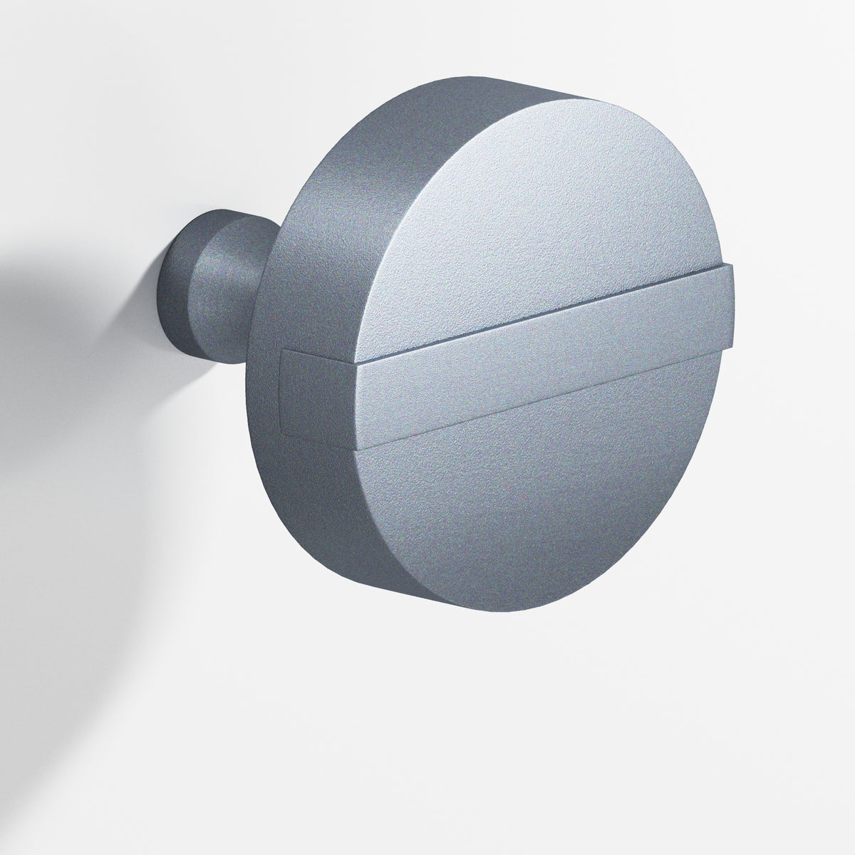 Colonial Bronze 1312 Striped Disc Knob, 1-1/2 in Diameter - Frost Chrome™