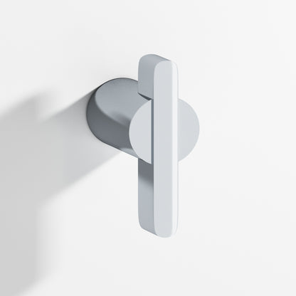 Colonial Bronze 1331BB Offset Striped Back-to-Back Shower Door Knob Kit, 1-7/8 in - Polished Chrome