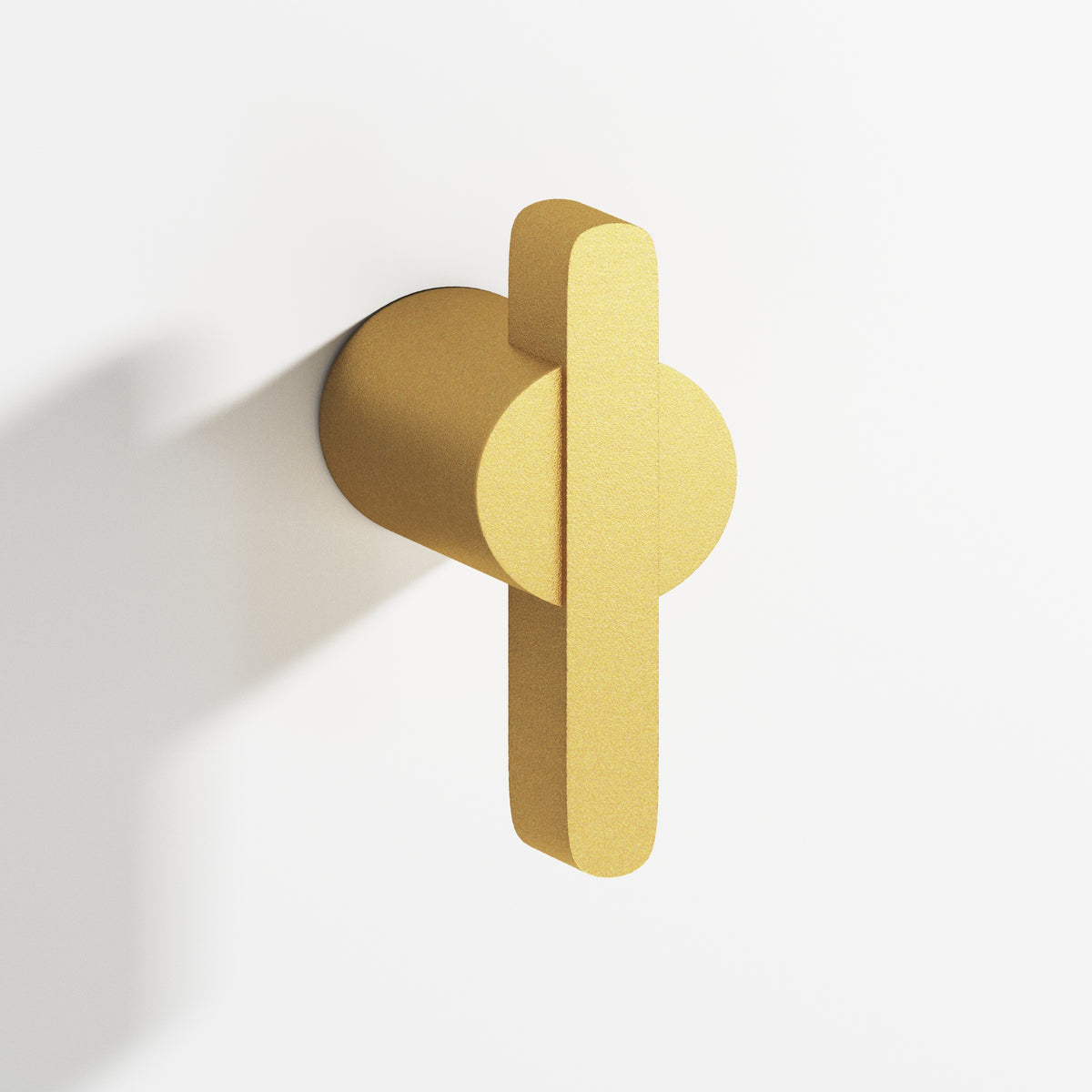 Colonial Bronze 1331BB Offset Striped Back-to-Back Shower Door Knob Kit, 1-7/8 in - Frost Brass™