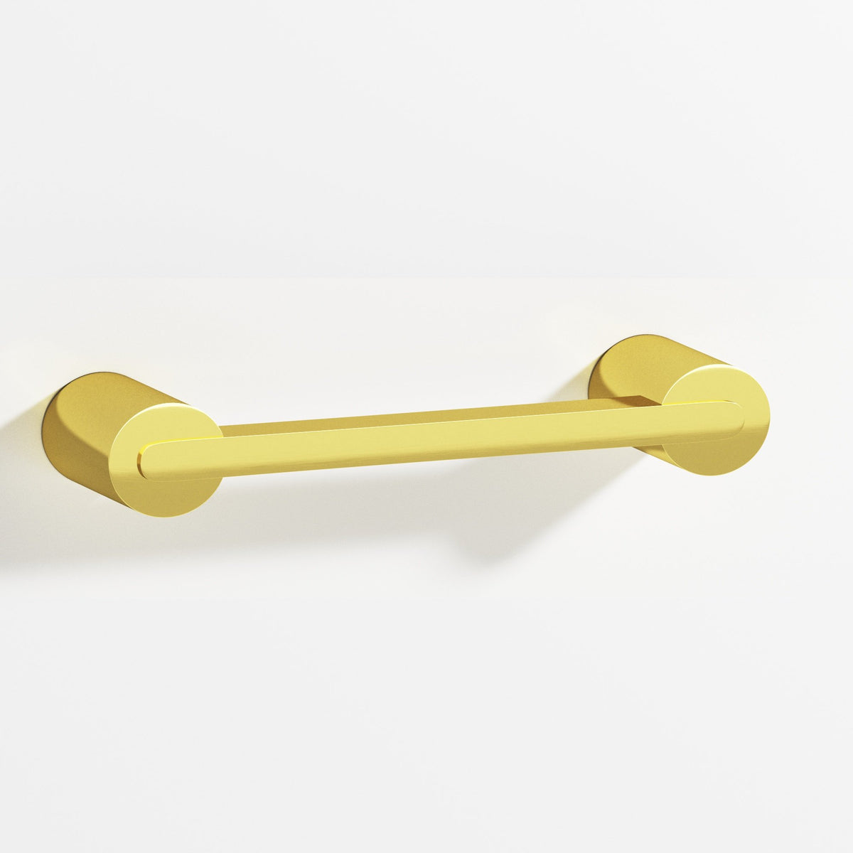 Colonial Bronze 1332 Rectangular Pull Fully Encapsulated by Round Posts, 1/4 x 3/8 in Bar - French Gold