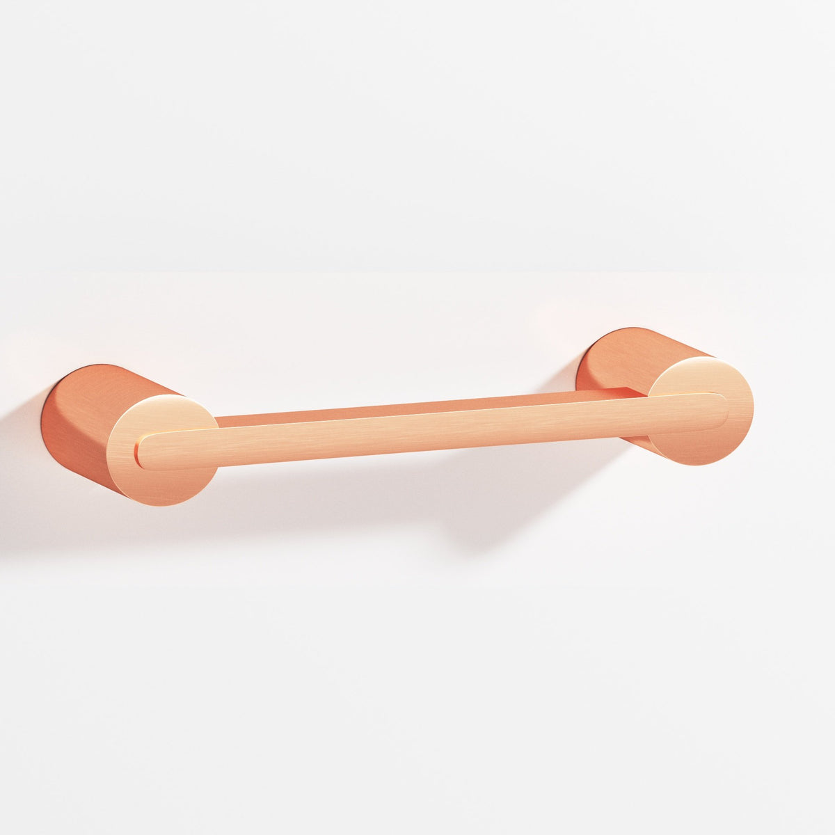 Colonial Bronze 1332 Rectangular Pull Fully Encapsulated by Round Posts, 1/4 x 3/8 in Bar - Satin Copper