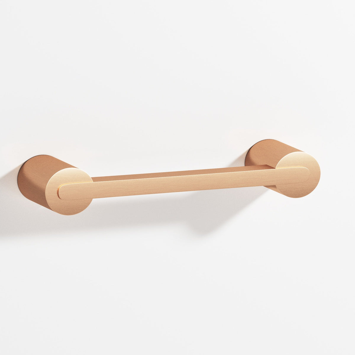 Colonial Bronze 1332 Rectangular Pull Fully Encapsulated by Round Posts, 1/4 x 3/8 in Bar - Satin Bronze