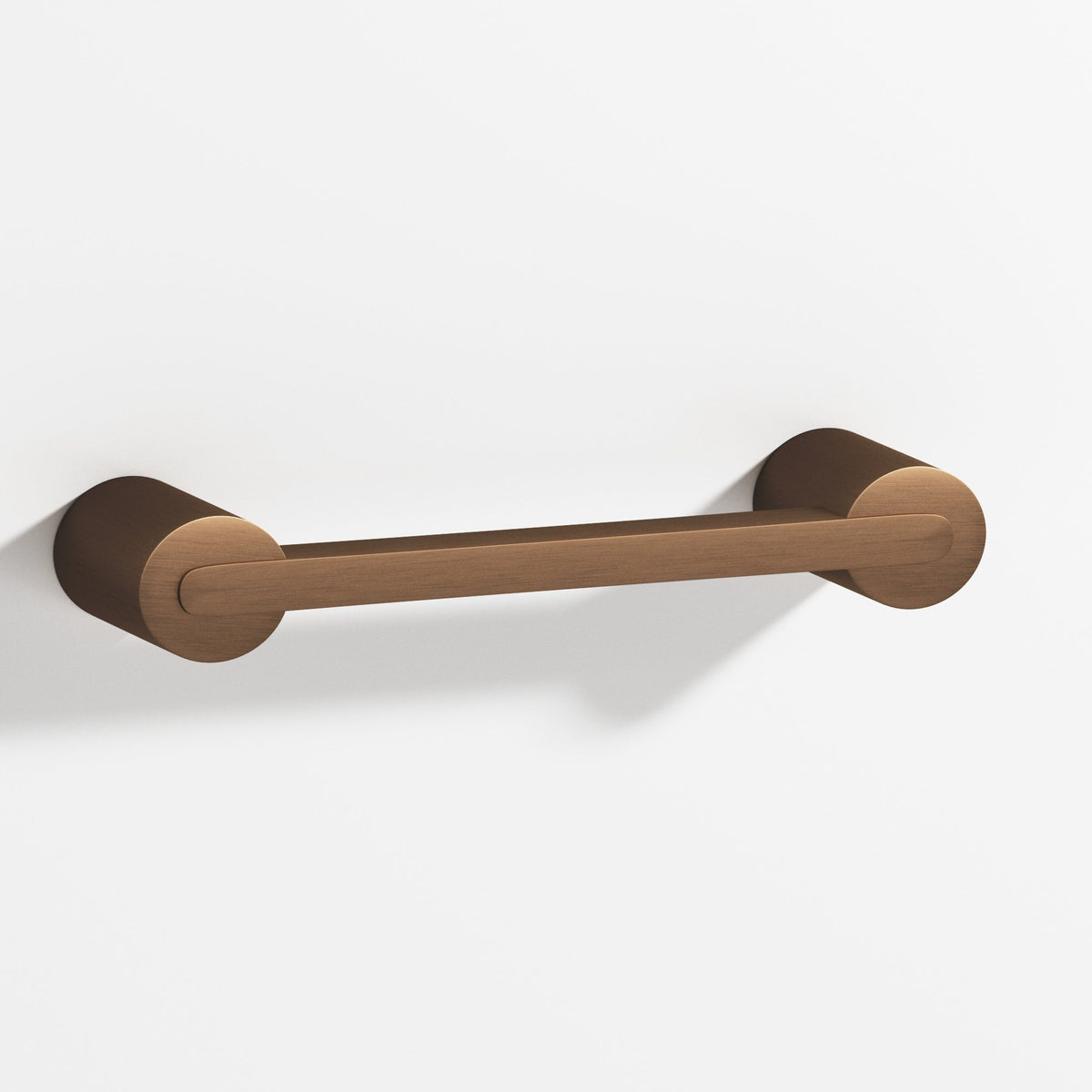 Colonial Bronze 1332 Rectangular Pull Fully Encapsulated by Round Posts, 1/4 x 3/8 in Bar - Matte Oil Rubbed Bronze