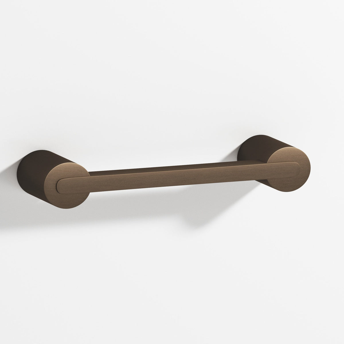 Colonial Bronze 1332 Rectangular Pull Fully Encapsulated by Round Posts, 1/4 x 3/8 in Bar - Heritage Bronze