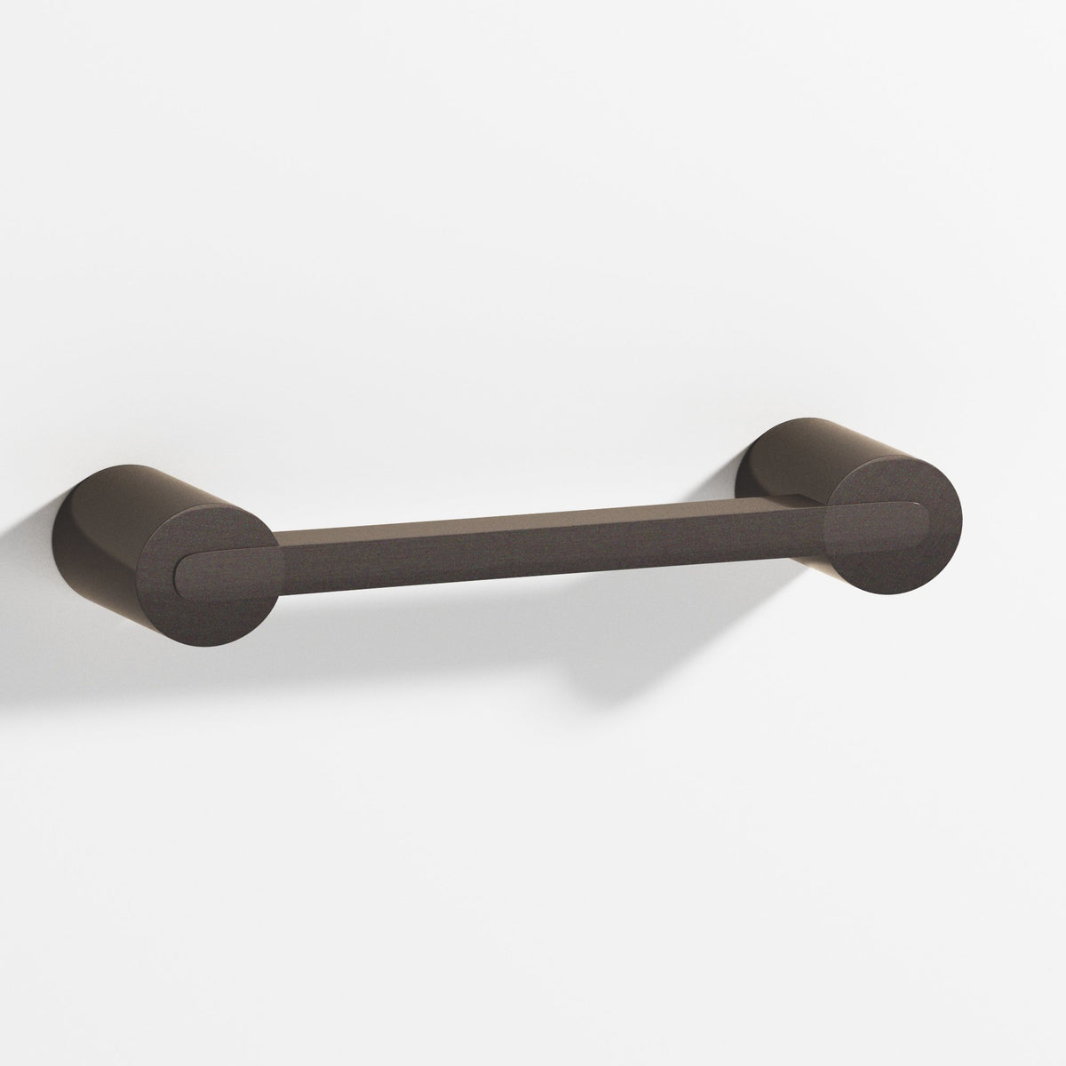 Colonial Bronze 1332 Rectangular Pull Fully Encapsulated by Round Posts, 1/4 x 3/8 in Bar - Dark Statuary Bronze