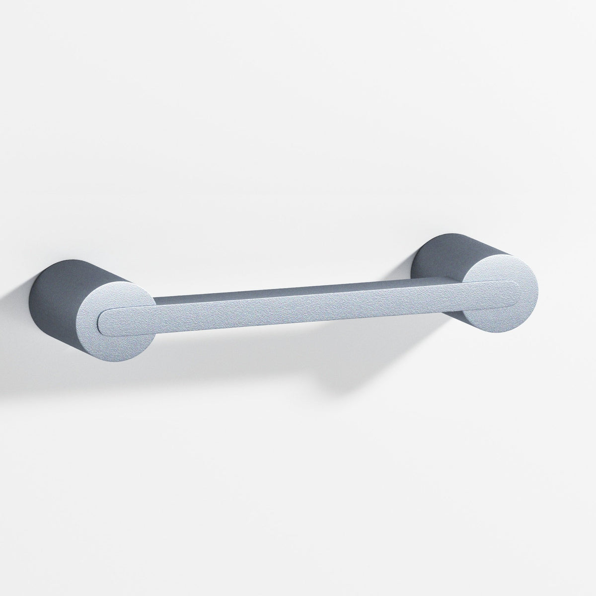 Colonial Bronze 1332 Rectangular Pull Fully Encapsulated by Round Posts, 1/4 x 3/8 in Bar - Frost Chrome™