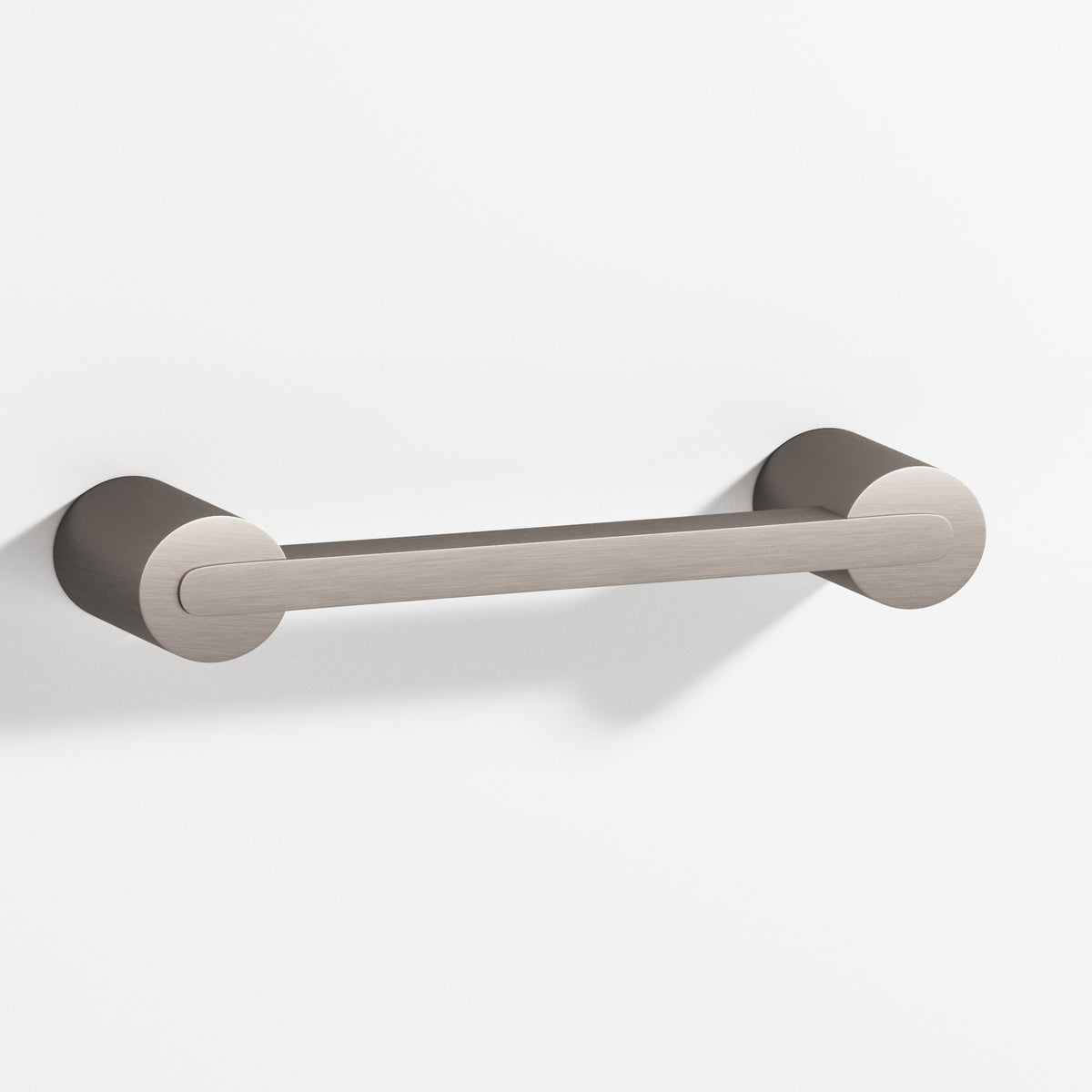 Colonial Bronze 1332 Rectangular Pull Fully Encapsulated by Round Posts, 1/4 x 3/8 in Bar - Pewter