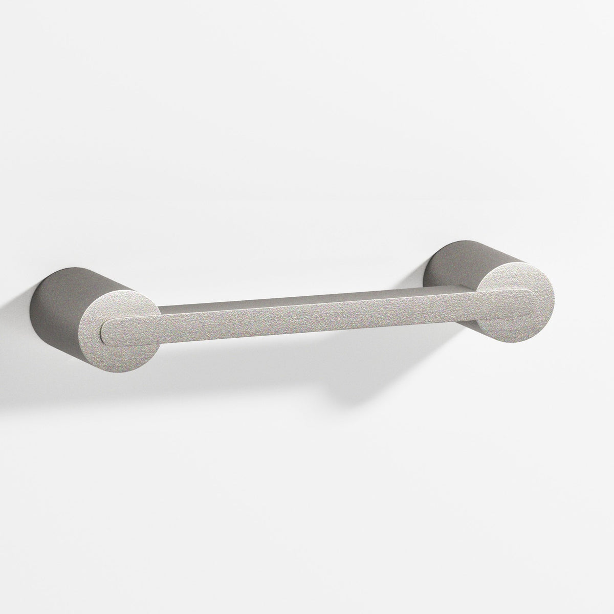Colonial Bronze 1332 Rectangular Pull Fully Encapsulated by Round Posts, 1/4 x 3/8 in Bar - Frost Nickel™