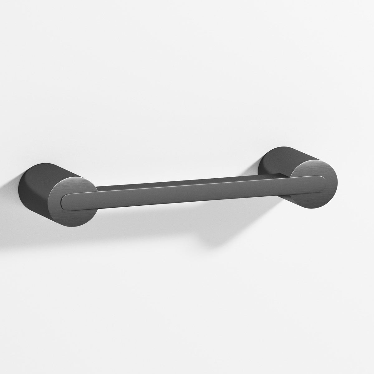 Colonial Bronze 1332 Rectangular Pull Fully Encapsulated by Round Posts, 1/4 x 3/8 in Bar - Graphite