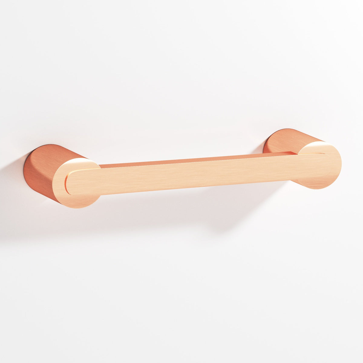 Colonial Bronze 1333 Rectangular Pull Fully Encapsulated by Round Posts, 3/8 x 1/4 in Bar - Satin Copper