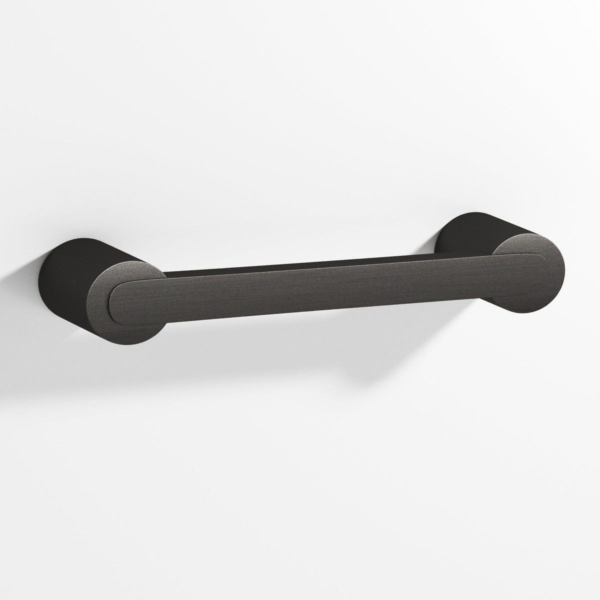 Colonial Bronze 1333 Rectangular Pull Fully Encapsulated by Round Posts, 3/8 x 1/4 in Bar - Frost Black™