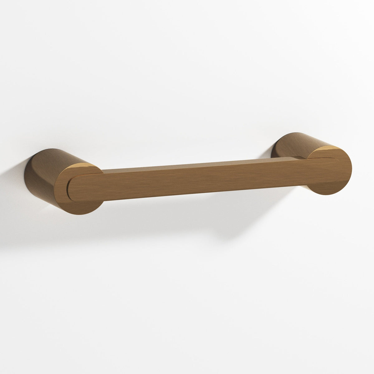 Colonial Bronze 1333 Rectangular Pull Fully Encapsulated by Round Posts, 3/8 x 1/4 in Bar - Light Statuary Bronze