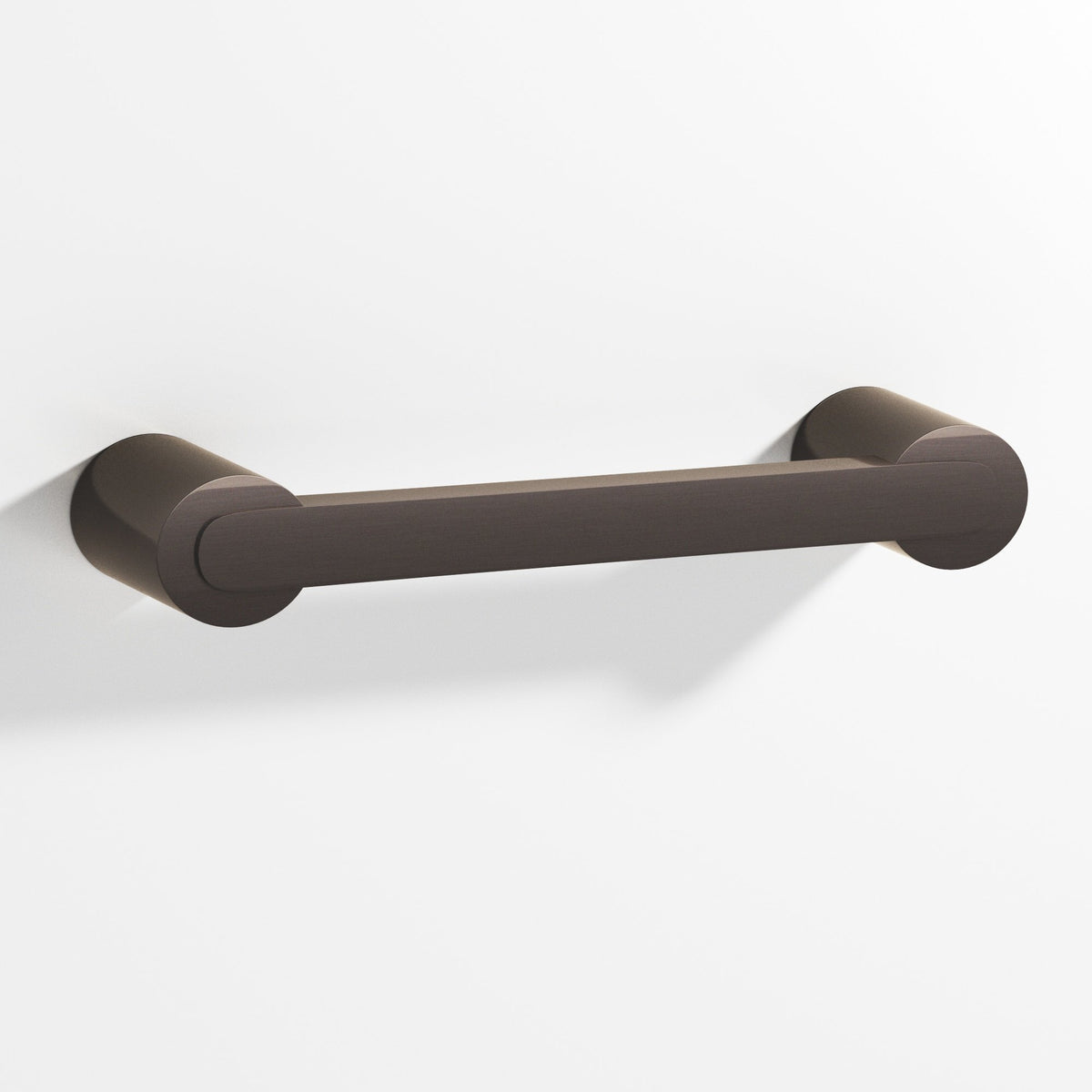 Colonial Bronze 1333 Rectangular Pull Fully Encapsulated by Round Posts, 3/8 x 1/4 in Bar - Dark Statuary Bronze