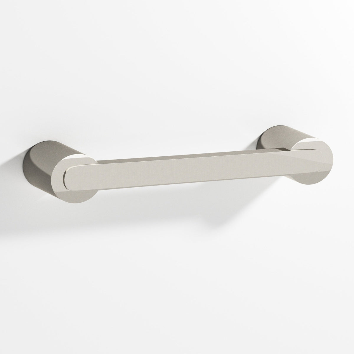 Colonial Bronze 1333 Rectangular Pull Fully Encapsulated by Round Posts, 3/8 x 1/4 in Bar - Nickel Stainless