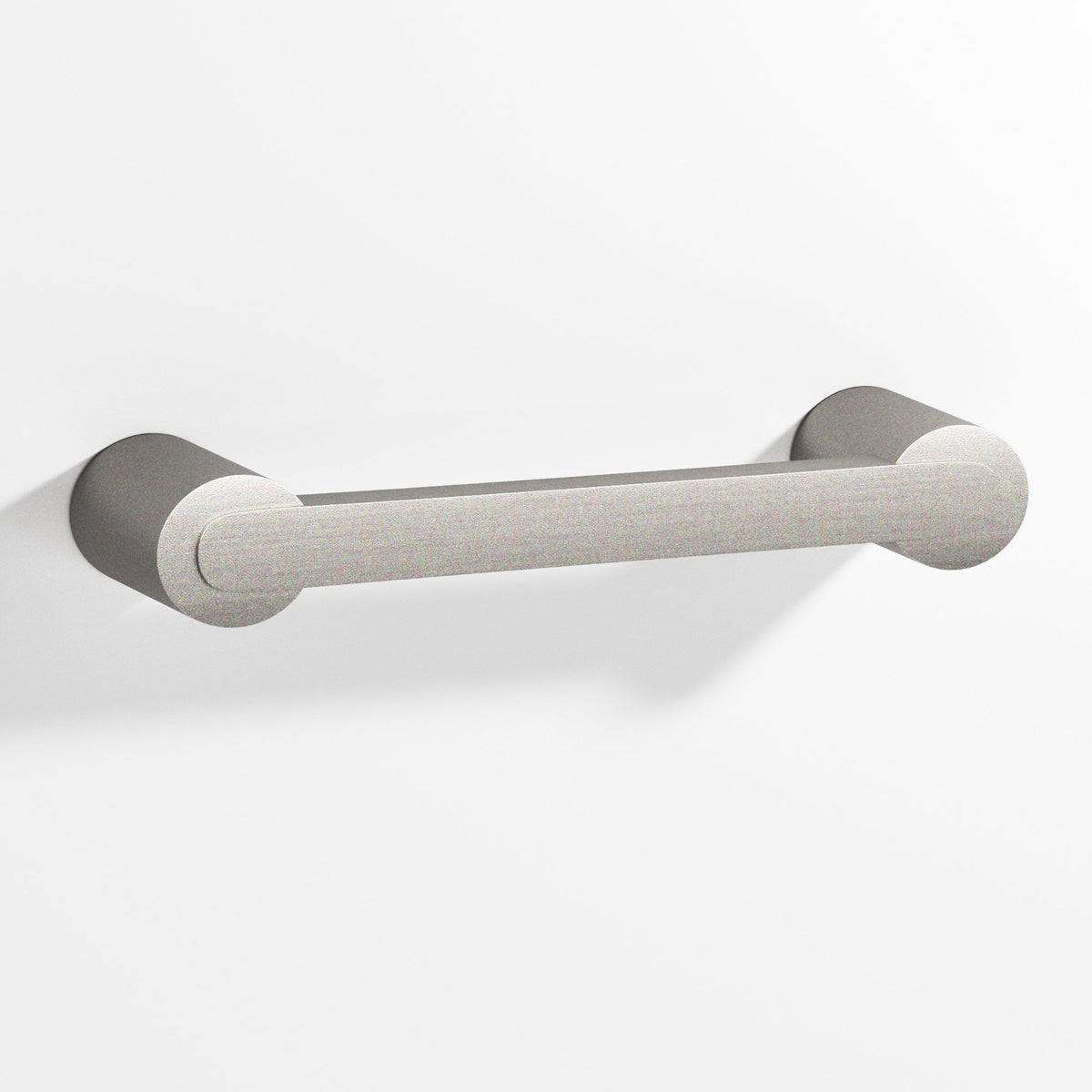 Colonial Bronze 1333 Rectangular Pull Fully Encapsulated by Round Posts, 3/8 x 1/4 in Bar - Frost Nickel™