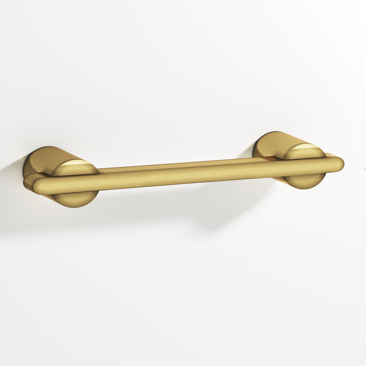 Colonial Bronze 1334 Rectangular Pull Partially Encapsulated by Round Posts, 1/4 x 3/8 in Bar - Antique Bronze