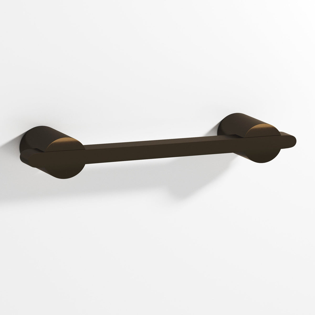 Colonial Bronze 1334 Rectangular Pull Partially Encapsulated by Round Posts, 1/4 x 3/8 in Bar - Oil Rubbed Bronze