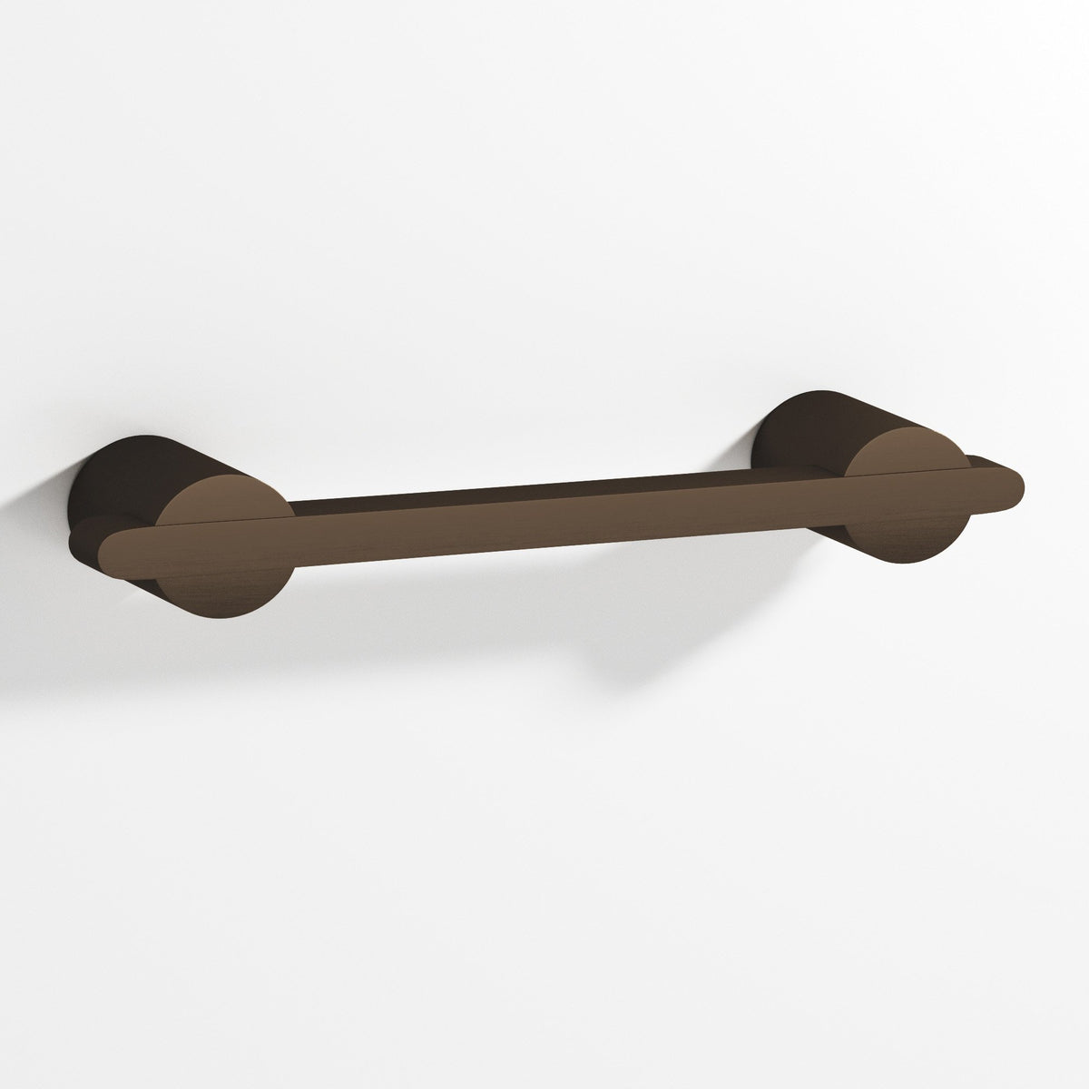 Colonial Bronze 1334 Rectangular Pull Partially Encapsulated by Round Posts, 1/4 x 3/8 in Bar - Heritage Bronze