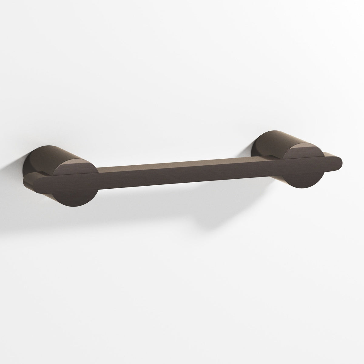Colonial Bronze 1334 Rectangular Pull Partially Encapsulated by Round Posts, 1/4 x 3/8 in Bar