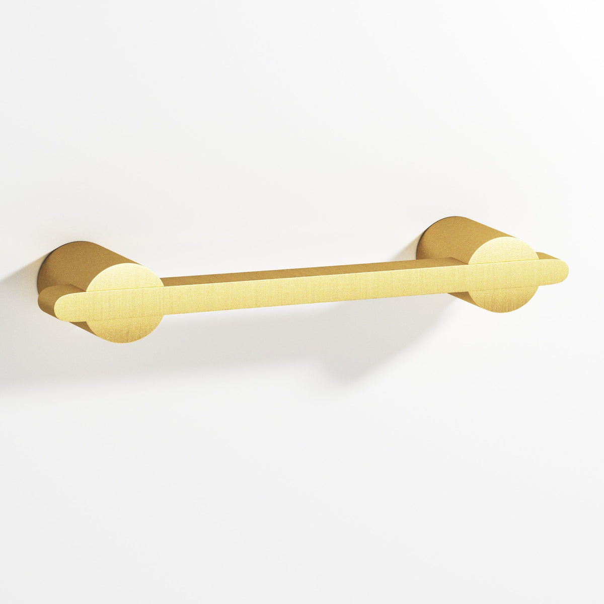 Colonial Bronze 1334 Rectangular Pull Partially Encapsulated by Round Posts, 1/4 x 3/8 in Bar - Frost Brass™
