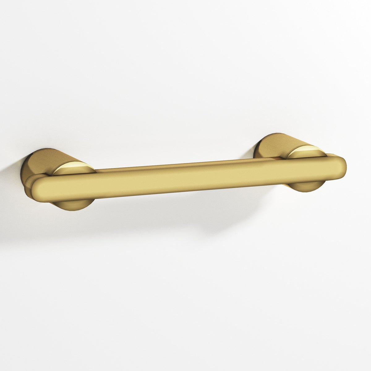 Colonial Bronze 1335 Rectangular Pull Partially Encapsulated by Round Posts, 3/8 x 1/4 in Bar - Antique Bronze