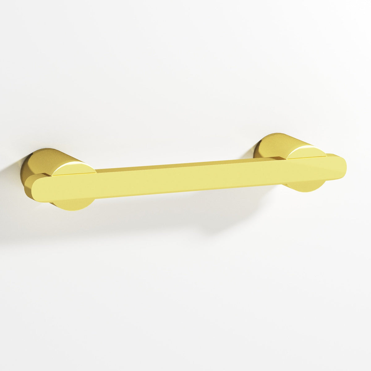 Colonial Bronze 1335 Rectangular Pull Partially Encapsulated by Round Posts, 3/8 x 1/4 in Bar - French Gold