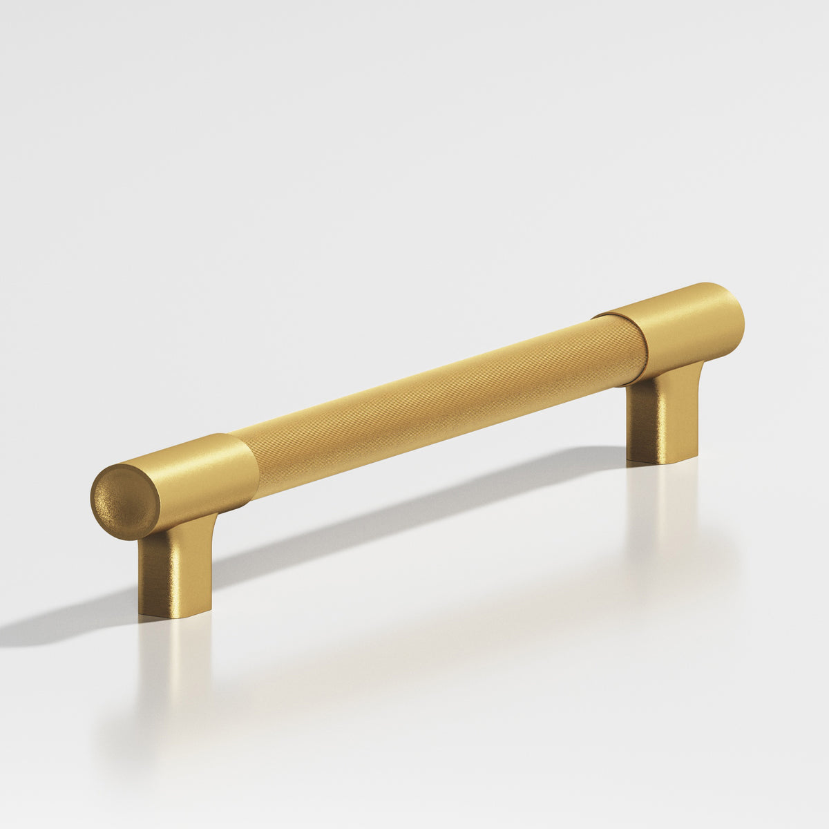 Colonial Bronze 1343 Coined Round Pull with Flared Square Posts and Dished Ends, 5/8 in Diameter - Frost Brass™
