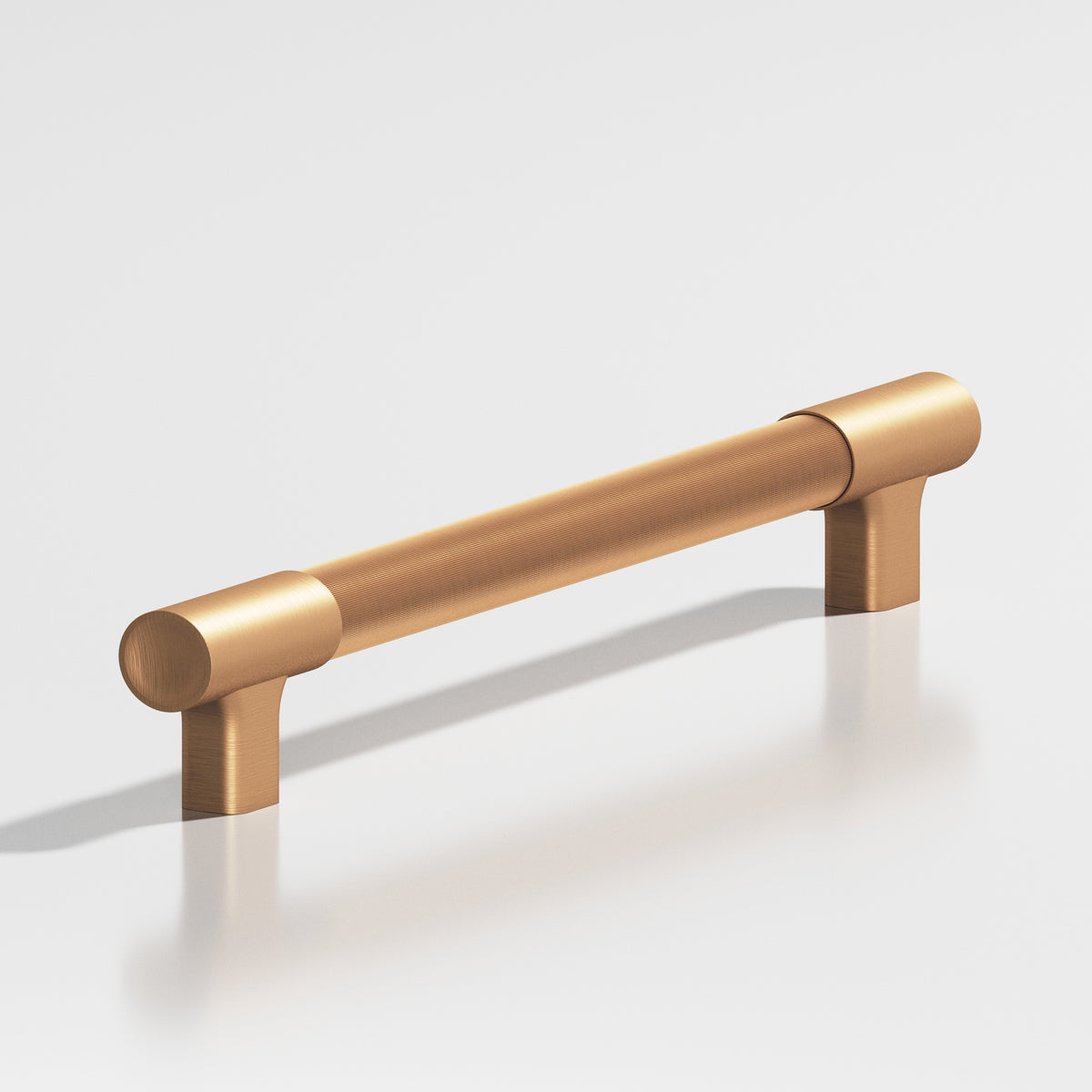 Colonial Bronze 1343 Coined Round Pull with Flared Square Posts and Dished Ends, 5/8 in Diameter - Matte Satin Bronze