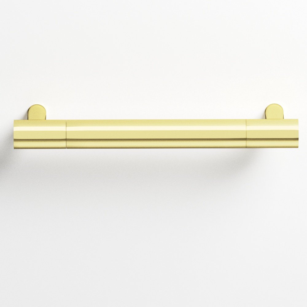 Colonial Bronze 1447 Round Pull with Straight Posts, 5/8 in Diameter - Polished Brass