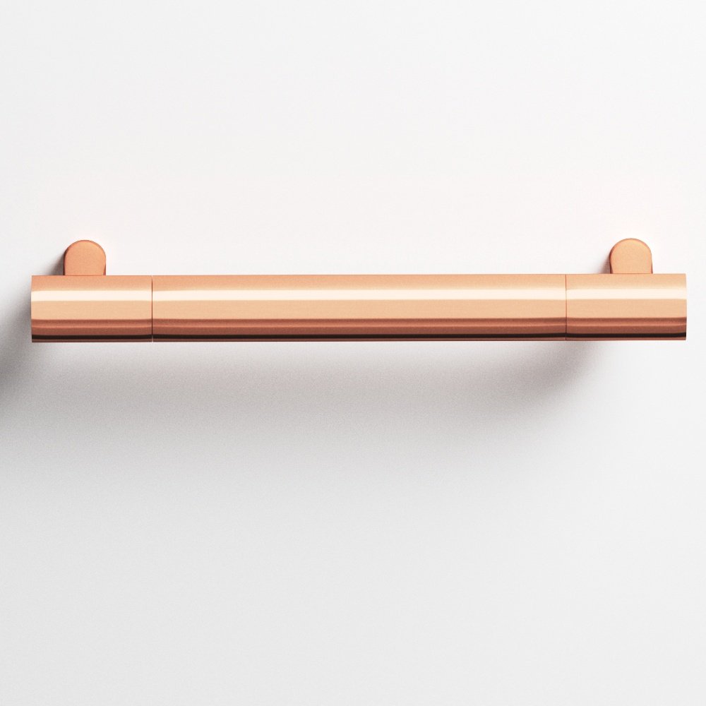 Colonial Bronze 1447 Round Pull with Straight Posts, 5/8 in Diameter - Satin Copper
