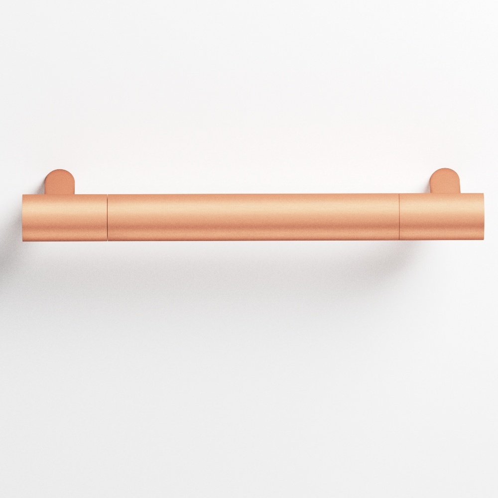 Colonial Bronze 1448 Round Pull with Straight Posts, 1/2 in Diameter - Matte Satin Copper