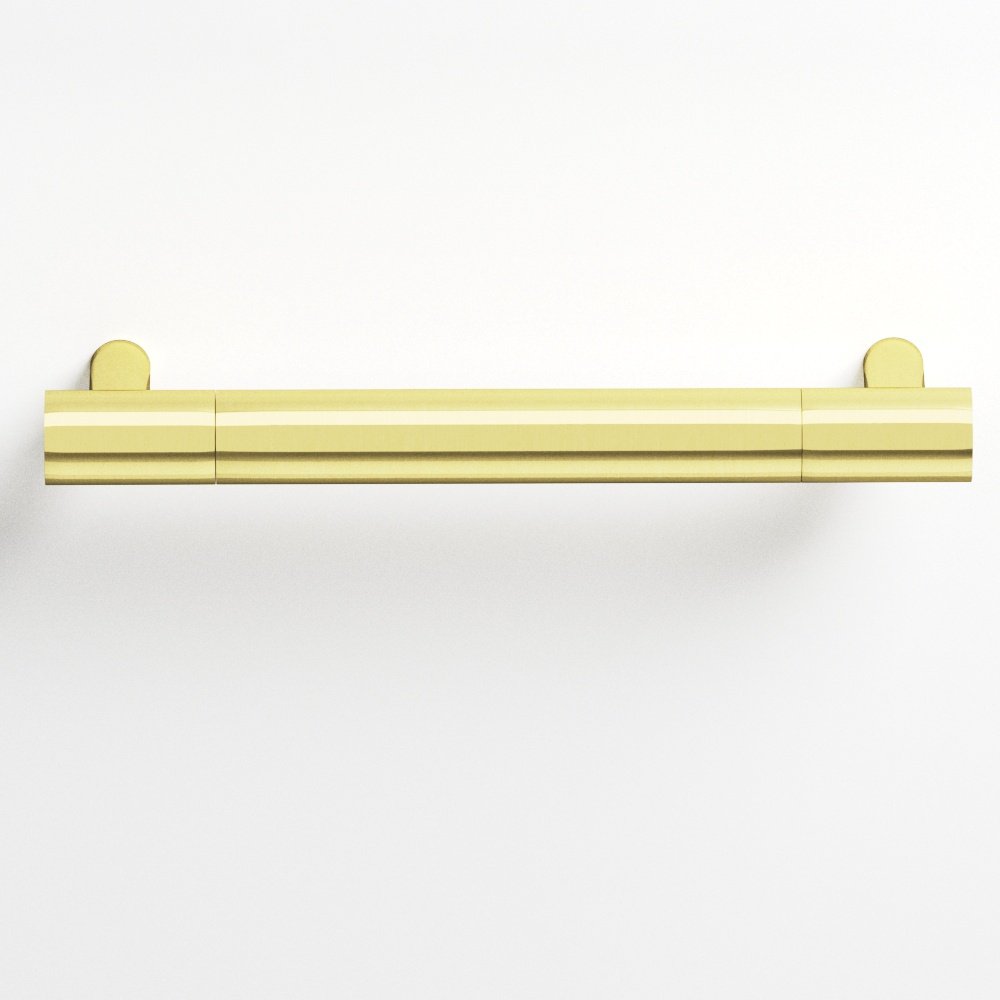 Colonial Bronze 1447 Round Pull with Straight Posts, 5/8 in Diameter - Unlacquered Polished Brass