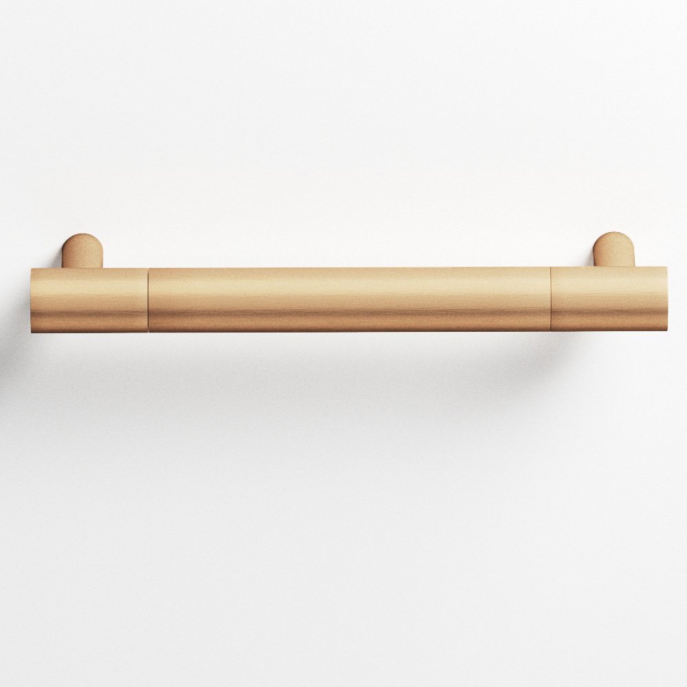 Colonial Bronze 1446 Round Pull with Straight Posts, 3/4 in Diameter - Matte Satin Bronze