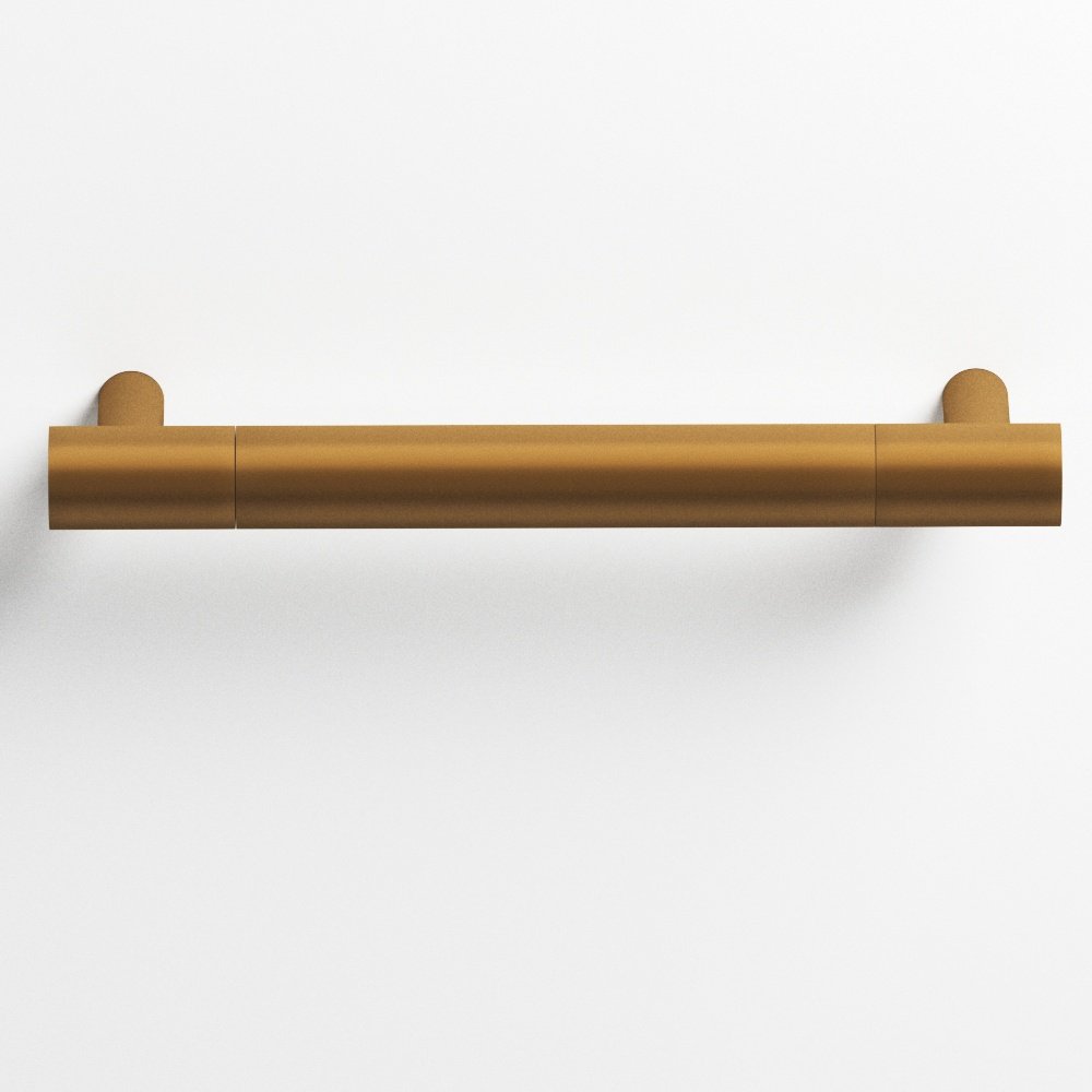 Colonial Bronze 1446 Round Pull with Straight Posts, 3/4 in Diameter - Matte Light Statuary Bronze