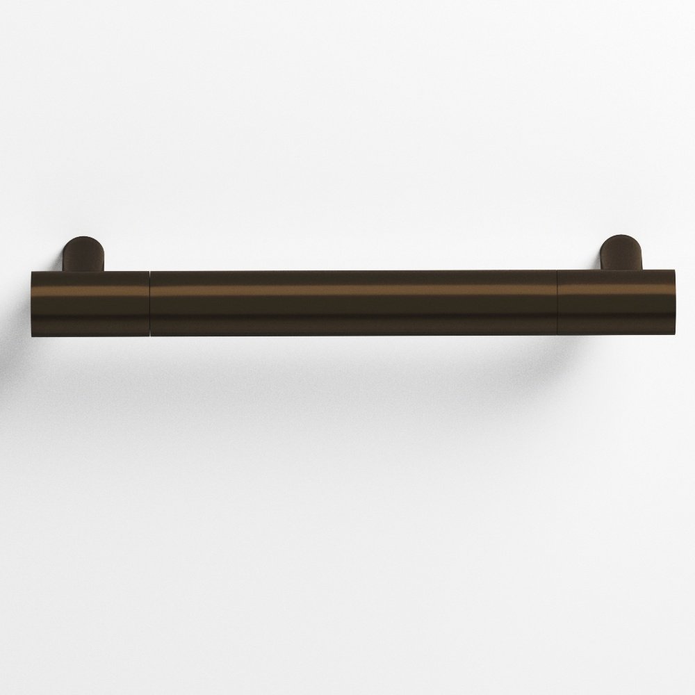 Colonial Bronze 1442 Round Pull with Straight Posts, 1 in Diameter - Oil Rubbed Bronze