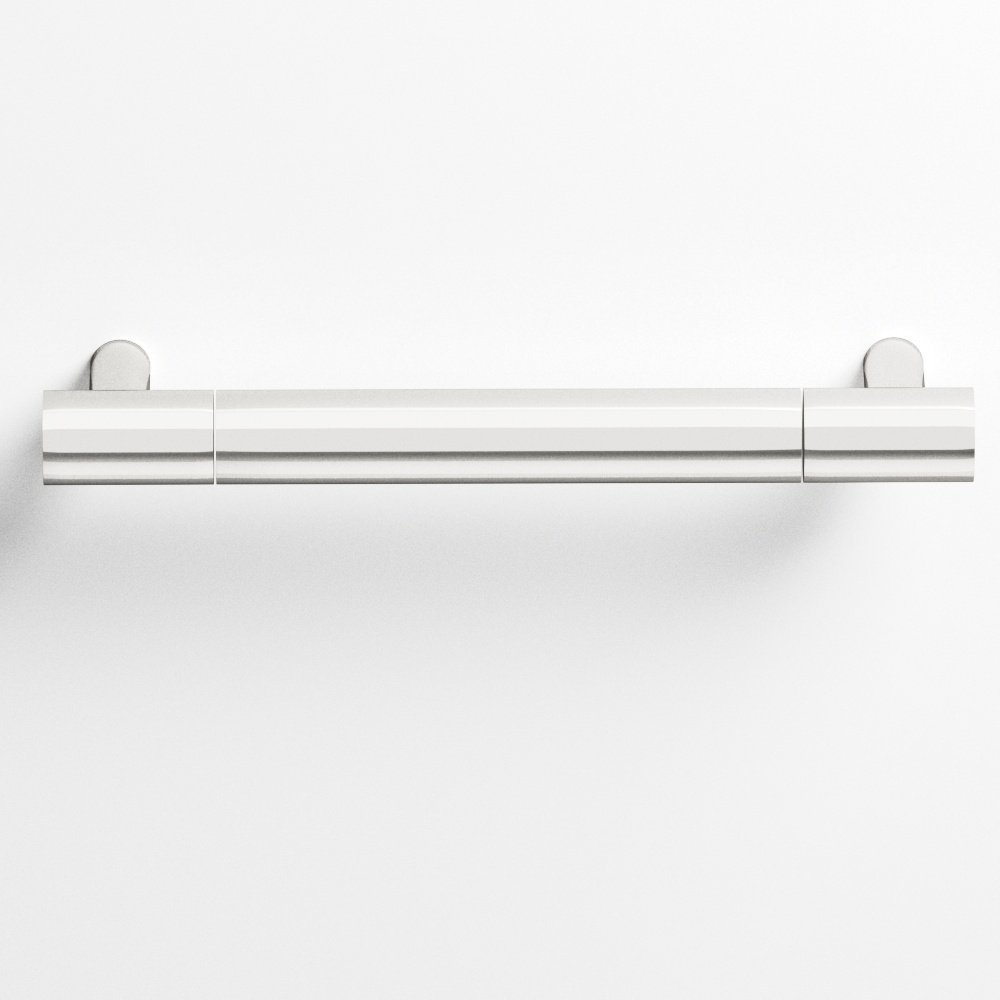 Colonial Bronze 1447 Round Pull with Straight Posts, 5/8 in Diameter - Polished Nickel