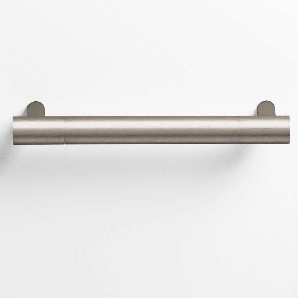 Colonial Bronze 1442 Round Pull with Straight Posts, 1 in Diameter - Matte Pewter