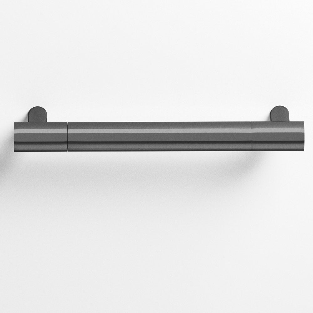Colonial Bronze 1448 Round Pull with Straight Posts, 1/2 in Diameter - Graphite