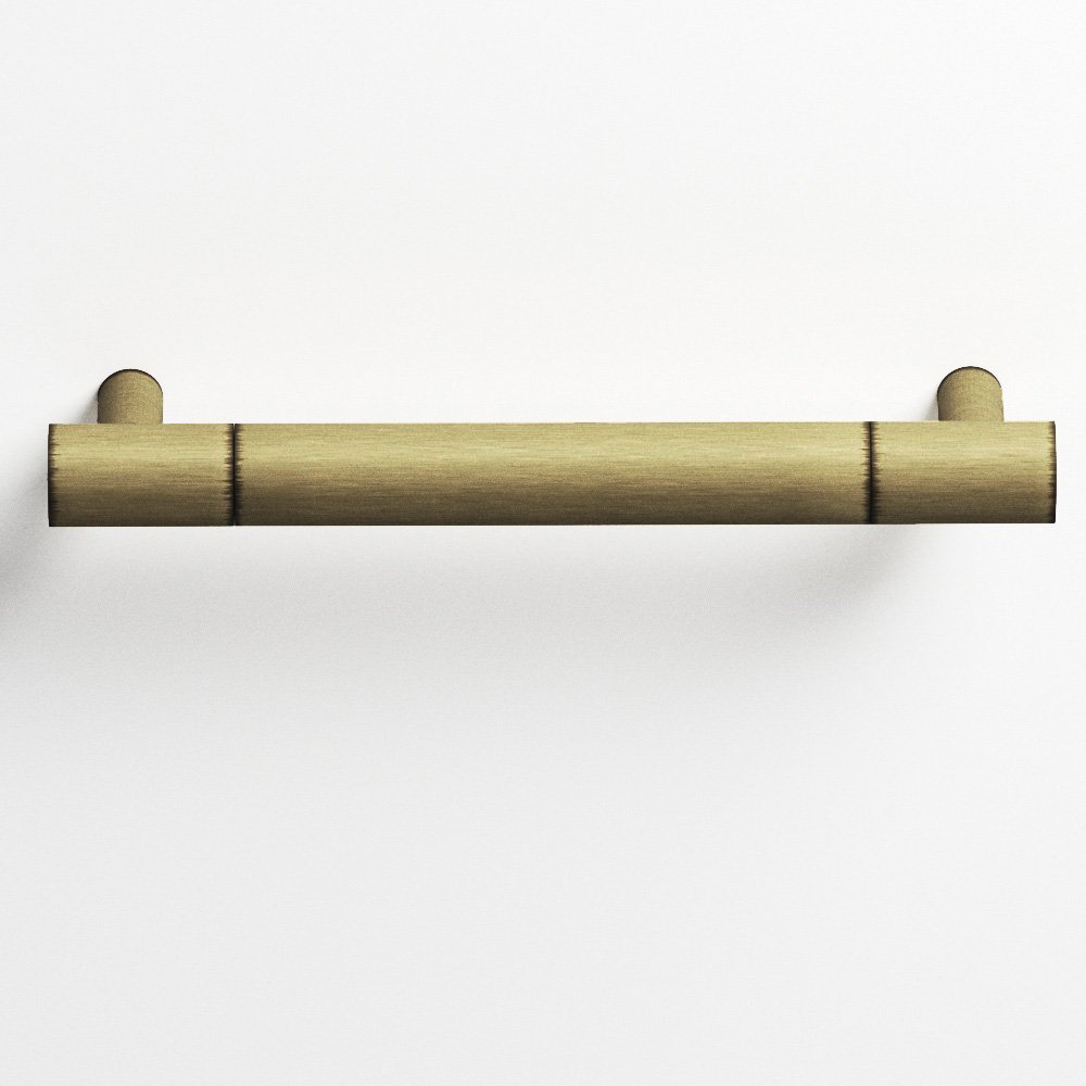 Colonial Bronze 1448 Round Pull with Straight Posts, 1/2 in Diameter - Matte Antique Satin Brass