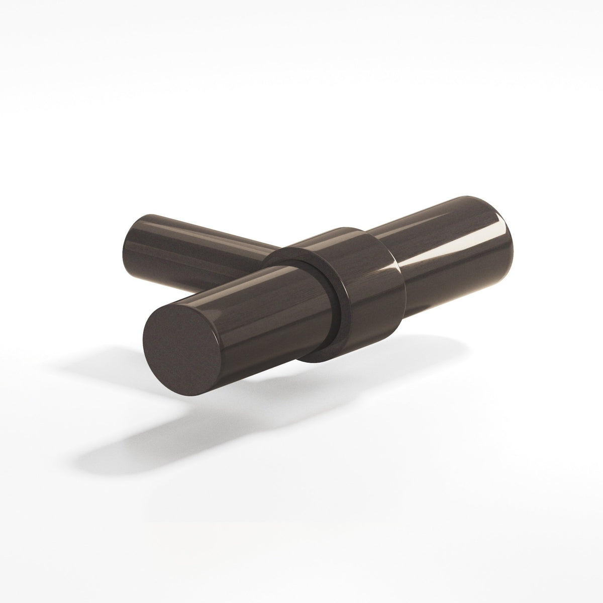 Colonial Bronze 1501 Collared T-Knob with Straight Post, 2 in