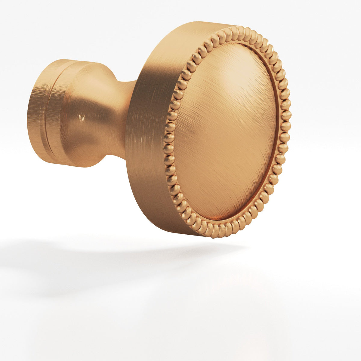 Colonial Bronze 175BB Beaded Dome Back-to-Back Shower Door Knob Kit, 1-1/4 in Diameter - Matte Satin Bronze